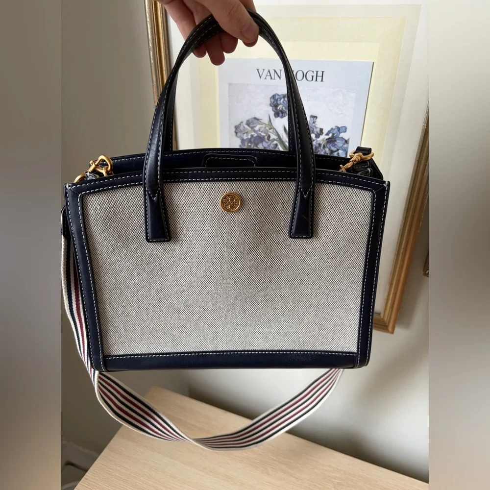 Tory Burch Walker Canvas 2way Bag